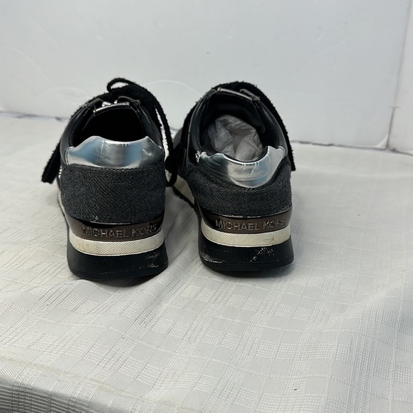 MICHAEL Michael Kors Allie Trainer Sneakers, Charcoal Flannel size 9.5 - Picture 3 of 10